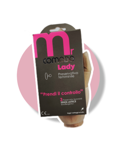 1 MrComodo - Lady - Preservativo Femminile - 3 pezzi