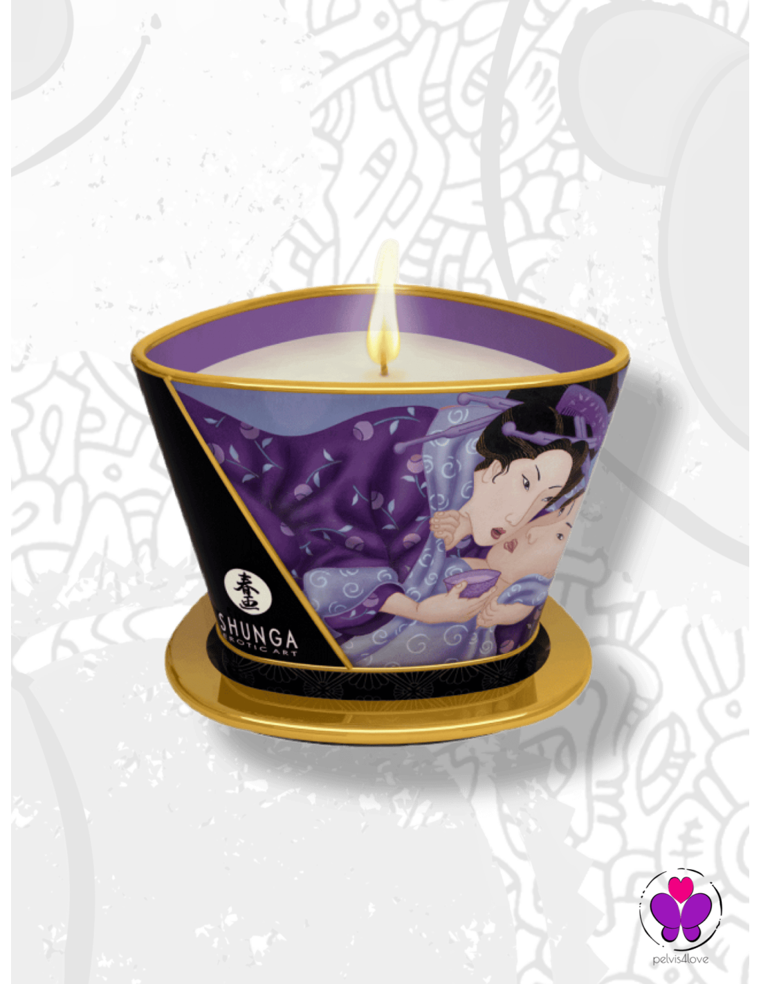 Pelvis4Love|Shunga Candles - Candela da Massaggio - 170 ml