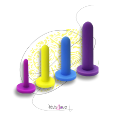 2 Pelvis4love - Flos Dilatatori Vaginali Anali Silicone Kit 4pz