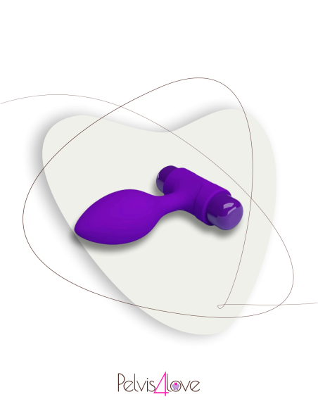 Plug anale ergonomico in silicone