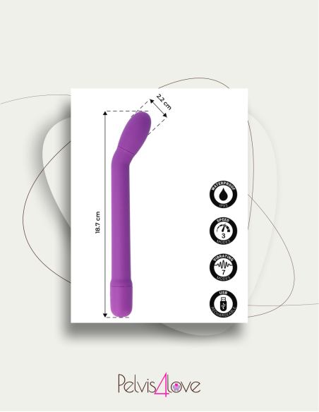 Bacchetta Pelvica Caress Purple
