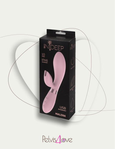 Malena – Vibratore rabbit doppio motore silicone