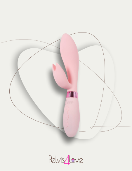 Malena – Vibratore rabbit doppio motore silicone
