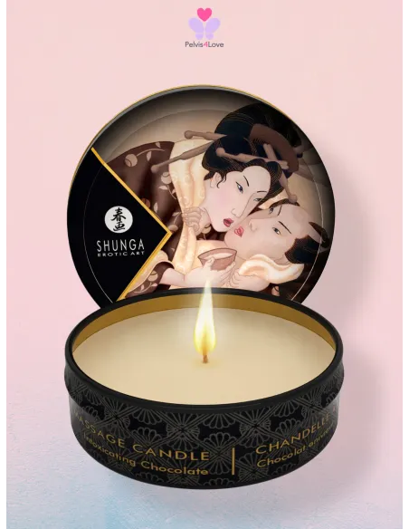 Candela da Massaggio Shunga Cioccolato | Olio tiepido e setoso